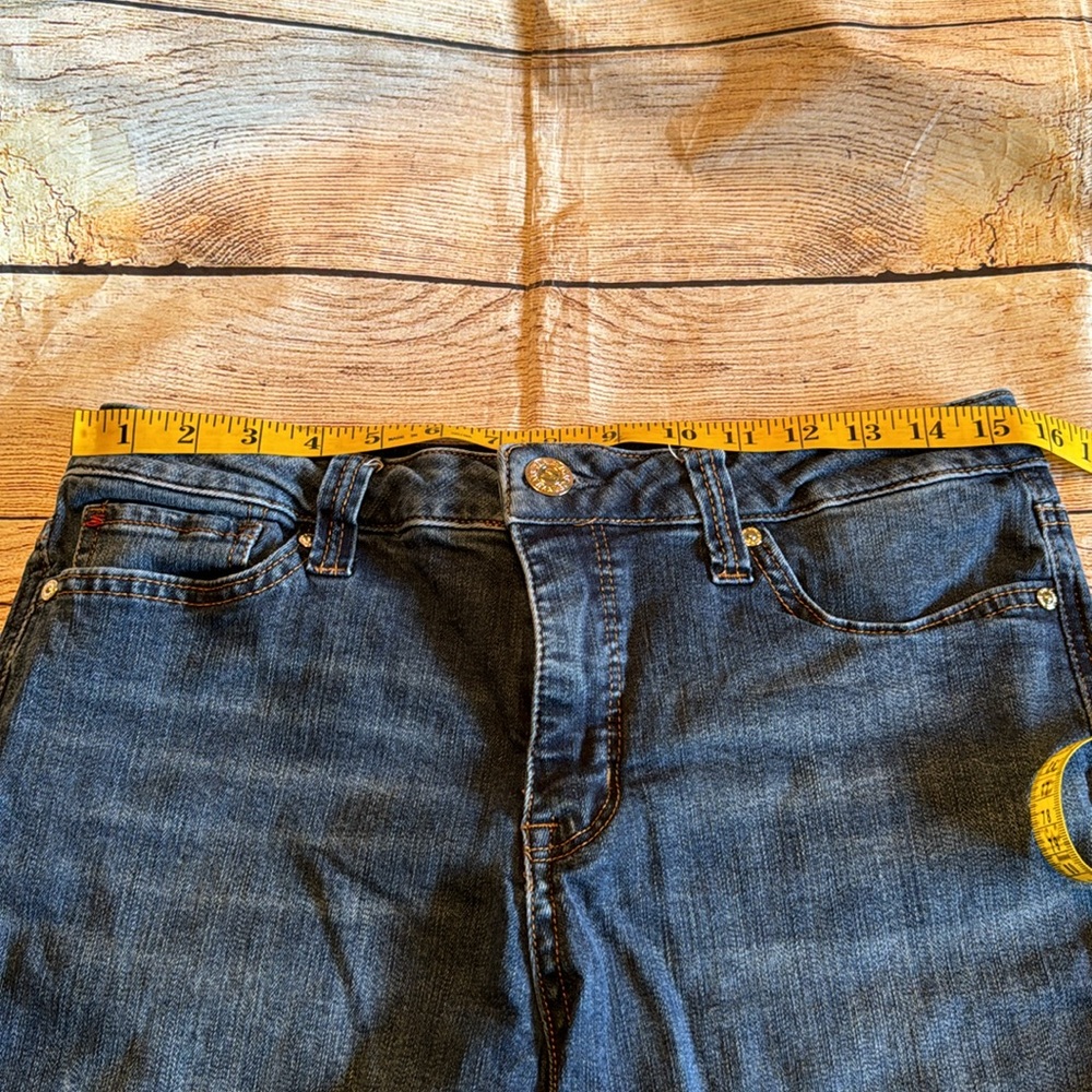 Seven7 Denim Weekend Short Size 10 Dark Wash - Picture 9 of 11